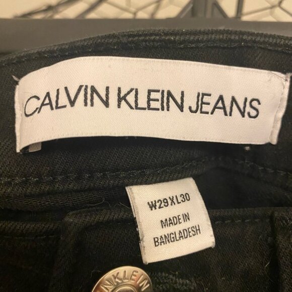 Calvin Klein black jeans size 29 x 30 - Picture 2 of 2